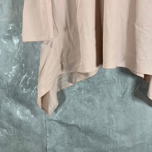 ALFANI Women's Top Prairie Rose Round-Neck 3/4 Sleeve Asymmetrical Hem Top SZ L - Picture 8 of 11